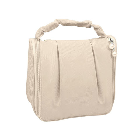 Portable Hanging Toiletry Wash Bag Polyester Waterproof Cosmetics Storage Bag Handbag