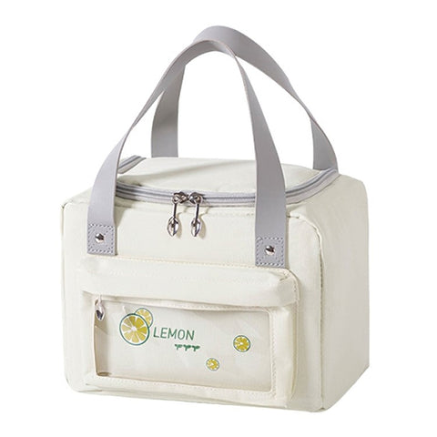 Insulated Lunch Bag Polyester Outdoor Picnic Camping Food Storage Bag Handbag