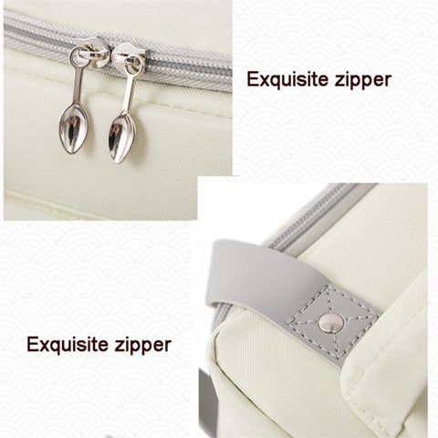 Insulated Lunch Bag Polyester Outdoor Picnic Camping Food Storage Bag Handbag