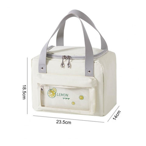 Insulated Lunch Bag Polyester Outdoor Picnic Camping Food Storage Bag Handbag