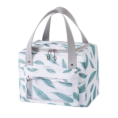 Insulated Lunch Bag Polyester Outdoor Picnic Camping Food Storage Bag Handbag