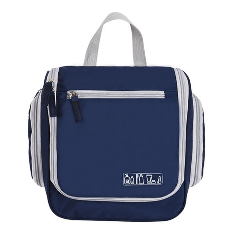 Portable Travel Toiletry Bag Polyester Makeup Cosmetics Hanging Storage Bag Container