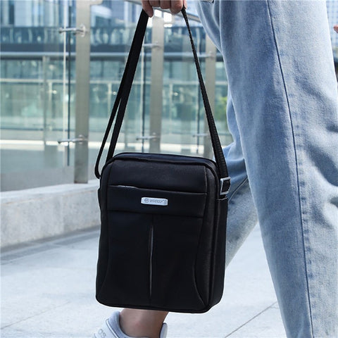 BOISEEN 6209-L Oxford Cloth Travel Sling Bag Large Crossbody Bag Business Shoulder Bag