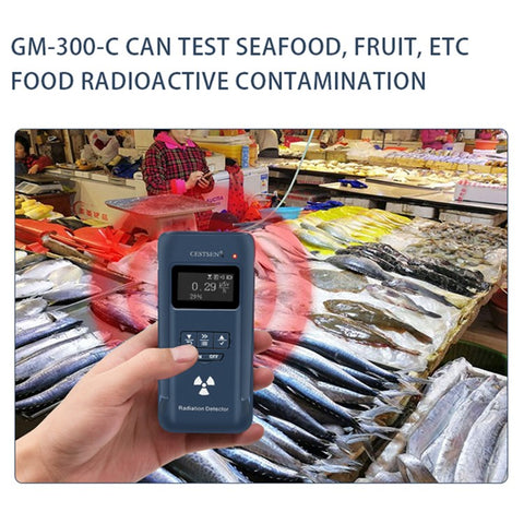 CESTSEN GM-300-A NGeiger Counter Radiation Detector Portable Beta Gamma X-Ray Digital Meter Dosimeter Alarm Device