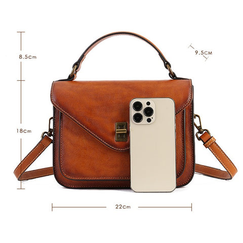 5799 Fashion Women Crossbody Bag Cowhide Leather Shoulder Bag Handbag Ladies Satchel