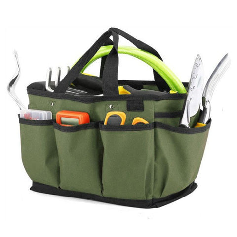 KG0050 Gardening Tool Storage Bag Oxford Cloth Multiple Pockets Plant Tool Kit Tote