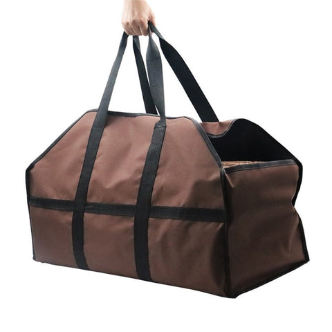 KG0200 Firewood Log Tote Bag Carrier Oxford Cloth Fireplace Firewood Storage Bag