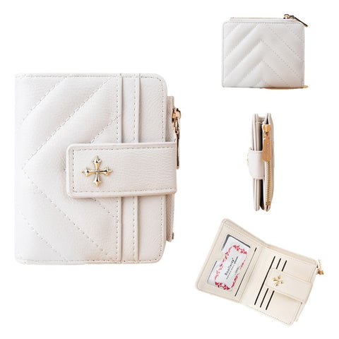 BAELLERRY N2402 Women's Wallet Zipper Design PU Leather Card Holder Pouch Coin Storage Bag