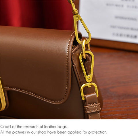 SMNQS-6144 Solid Color Underarm Bag Fashion Women PU Leather Crossbody Shoulder Bag