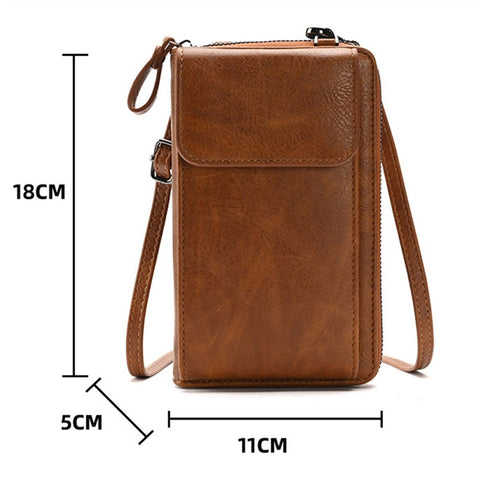 5722 Girls Crossbody Bag Large Wallet Phone Case Storage Pouch Women Shoulder Bag Purse