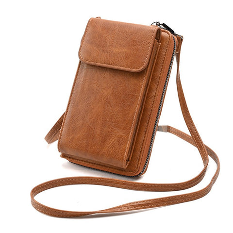 5722 Girls Crossbody Bag Large Wallet Phone Case Storage Pouch Women Shoulder Bag Purse