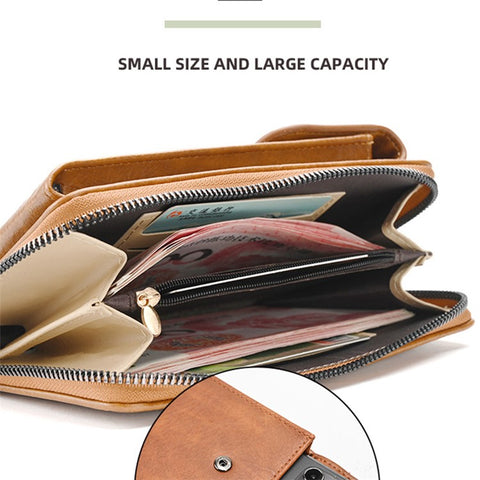 5722 Girls Crossbody Bag Large Wallet Phone Case Storage Pouch Women Shoulder Bag Purse