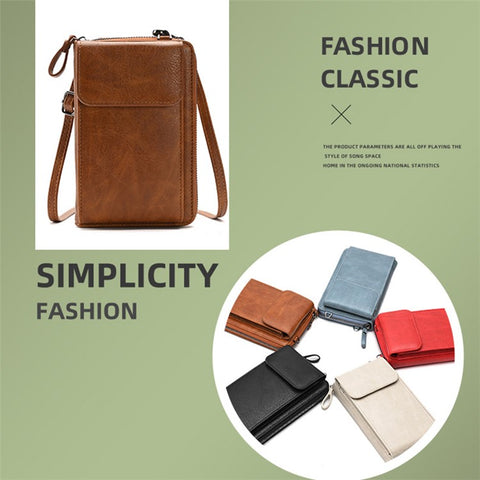 5722 Girls Crossbody Bag Large Wallet Phone Case Storage Pouch Women Shoulder Bag Purse