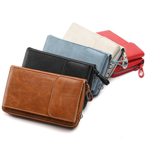 5722 Girls Crossbody Bag Large Wallet Phone Case Storage Pouch Women Shoulder Bag Purse