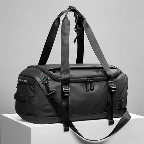 Multifunctional Waterproof Shoulder Bag 36-55L Large Capacity Fitness Gym Bag Travel Crossbody Handbag