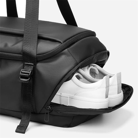 Multifunctional Waterproof Shoulder Bag 36-55L Large Capacity Fitness Gym Bag Travel Crossbody Handbag