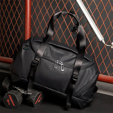 Multifunctional Waterproof Shoulder Bag 36-55L Large Capacity Fitness Gym Bag Travel Crossbody Handbag