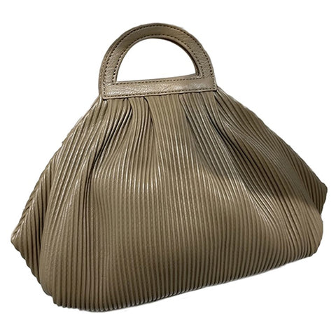 Velvet Handbag Crumple Design Clutch Purse Shoulder Crossbody Bag Daypack