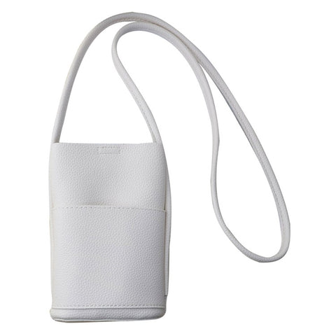 1905 PU Leather Women Crossbody Bag Solid Color Phone Carrying Crossbody Bag