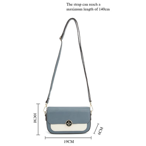 BAELLERRY N8636 Large Crossbody Bag Women's Satchel PU Leather Shoulder Bag Travel Commuting Daypack