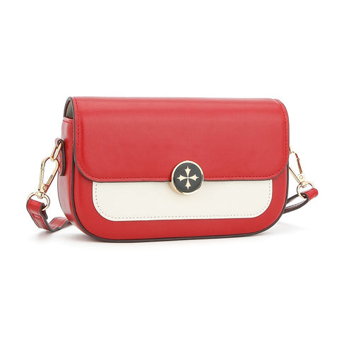 BAELLERRY N8636 Large Crossbody Bag Women's Satchel PU Leather Shoulder Bag Travel Commuting Daypack