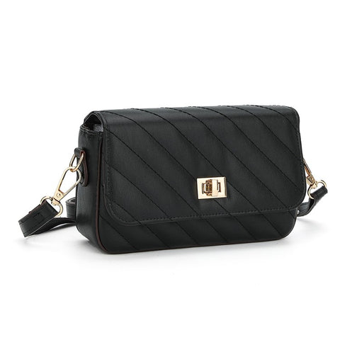 BAELLERRY N8639 Large PU Leather Crossbody Bag Women's Daypack Shoulder Bag