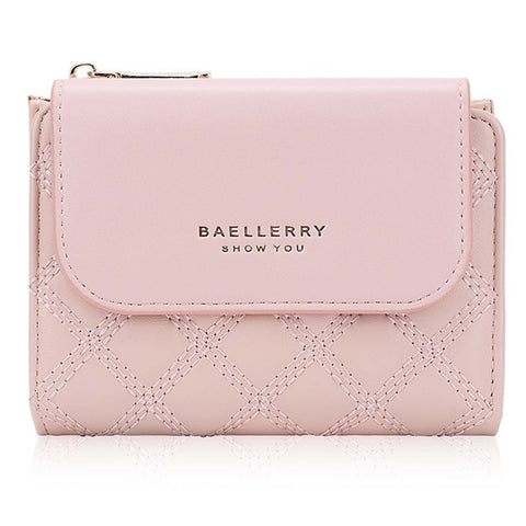 BAELLERRY N2404 Teen Girls Wallet PU Leather Card Storage Holder Pouch for Women