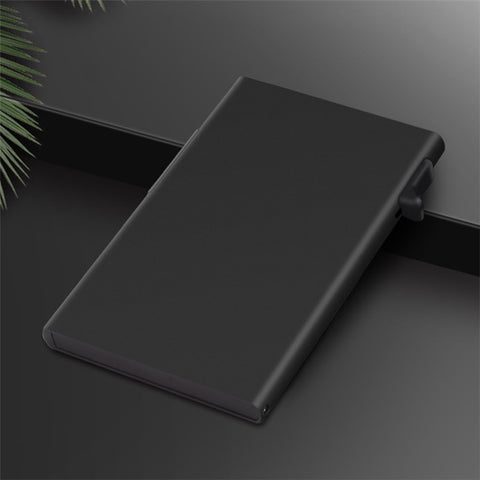 TDL005 RFID Blocking Card Case Aluminum Alloy Easy Pop-Up Credit Card Holder Bag