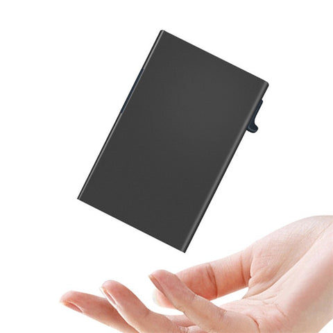 TDL005 RFID Blocking Card Case Aluminum Alloy Easy Pop-Up Credit Card Holder Bag
