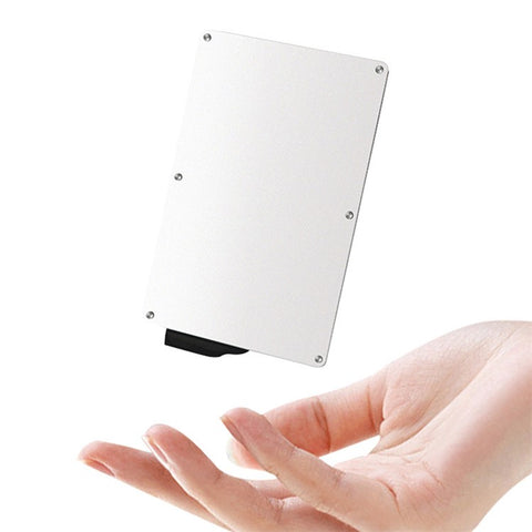 TDL002 Aluminum Alloy Pop-Up Card Pouch RFID Blocking Credit Card ID Card Holder Case