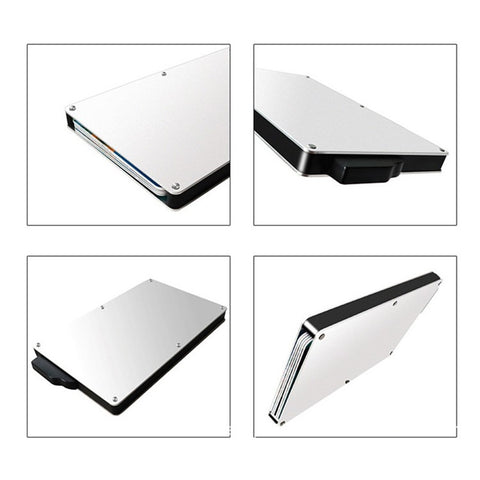 TDL002 Aluminum Alloy Pop-Up Card Pouch RFID Blocking Credit Card ID Card Holder Case