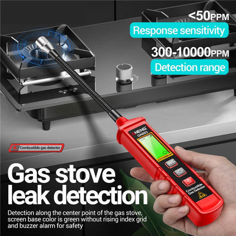 ANENG GN803 Combustible Gas Detector with Indicator Screen, Flexible Hose Methane Tester