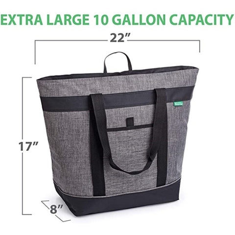 Large Capacity Insulated Lunch Tote Bag Picnic Single Shoulder Cooler Bag