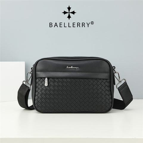 BAELLERRY N8914 Men's Crossbody Bag Briefcase PU Leather Messenger Shoulder Bag