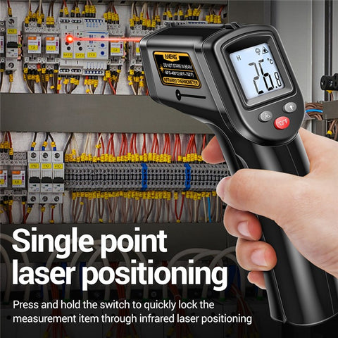 ANENG TH201 Handheld Thermometer LCD Digital IR Laser Sensor Temperature Tester