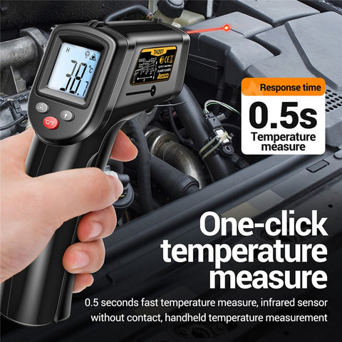 ANENG TH201 Handheld Thermometer LCD Digital IR Laser Sensor Temperature Tester