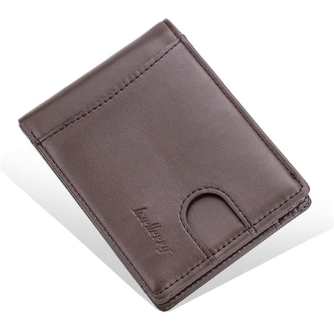 BAELLERRY K9311-K9312 RFID Blocking Bifold Leather Pocket Wallet RFID Blocking Card Bag Coin Purse