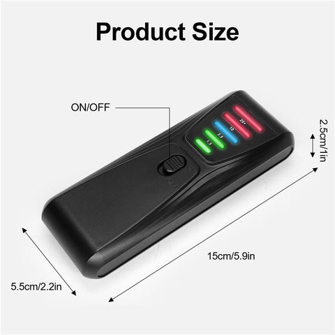 FS-2 Electric Magnetic Field Radiation Tester Portable 5 LED EMF Meter Detector