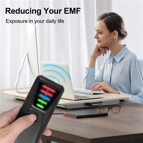 FS-2 Electric Magnetic Field Radiation Tester Portable 5 LED EMF Meter Detector