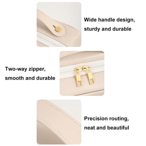 Large Capacity Cosmetic Storage Bag PU Waterproof Travel Toiletry Bags