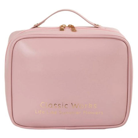 Large Capacity Cosmetic Storage Bag PU Waterproof Travel Toiletry Bags