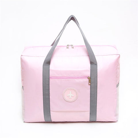 Oxford Cloth Airline Cabin Bag Foldable Travel Duffel Bag Holdall Tote Fit Suitcase