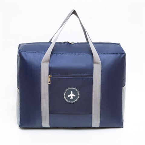 Oxford Cloth Airline Cabin Bag Foldable Travel Duffel Bag Holdall Tote Fit Suitcase