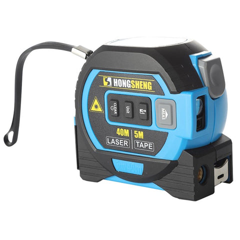 HONGSHENG Laser Tape Measure 40M Laser Measurement Rangefinder Distance Meter (CE / ROSH)