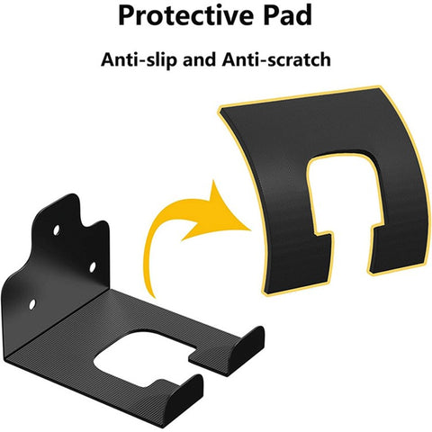 2-Pack Wall-Mounted Trimmer Rack for Garage & Garden Tool Organization