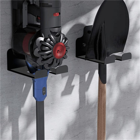 2-Pack Wall-Mounted Trimmer Rack for Garage & Garden Tool Organization