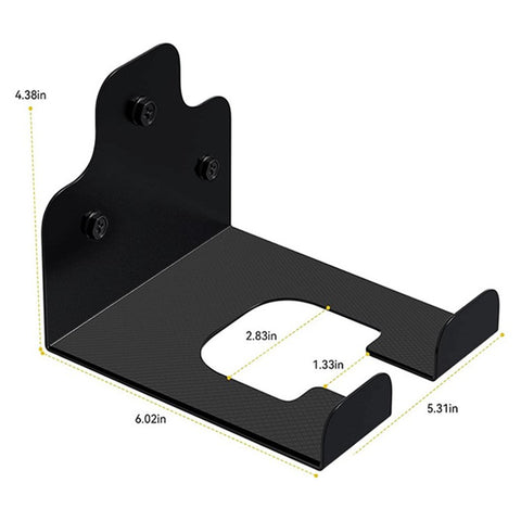 2-Pack Wall-Mounted Trimmer Rack for Garage & Garden Tool Organization