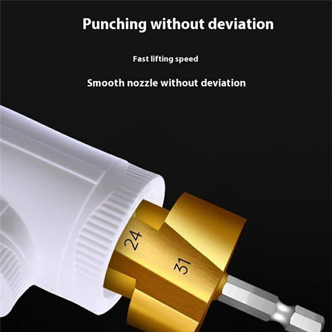 3Pcs / Set 3 Flute 20 + 25 + 32mm HSS Hex Shank PPR Pipe Reamer Drill Bit Step Drill Hole Opener for Water Pipe Expansion