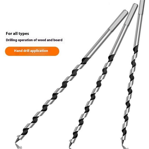 22 x 600mm Deep Hole Extended Auger Drill Bit Woodworking Hex Shank Bit for Electric Drill  /  Bench Drill