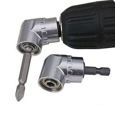 105 Degree Angled Drill Attachment Extension Power Drill Screwdriver Socket Adapter Bit Holder